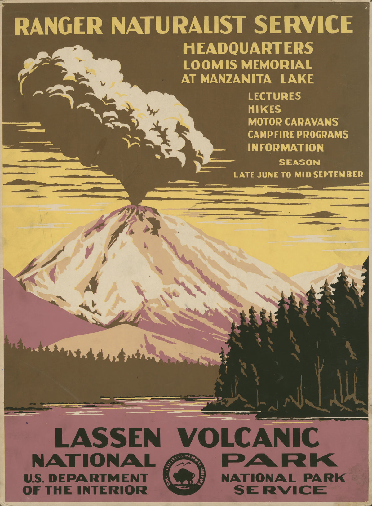 Chester Don Powell - Lassen Volcanic National Park, Ranger Naturalist Service (1938)