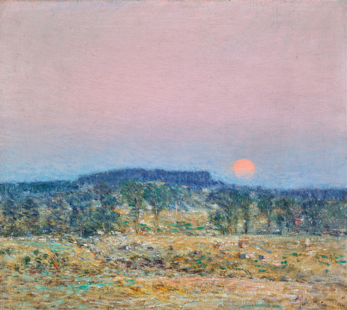 Childe Hassam - September Moonrise (1900)