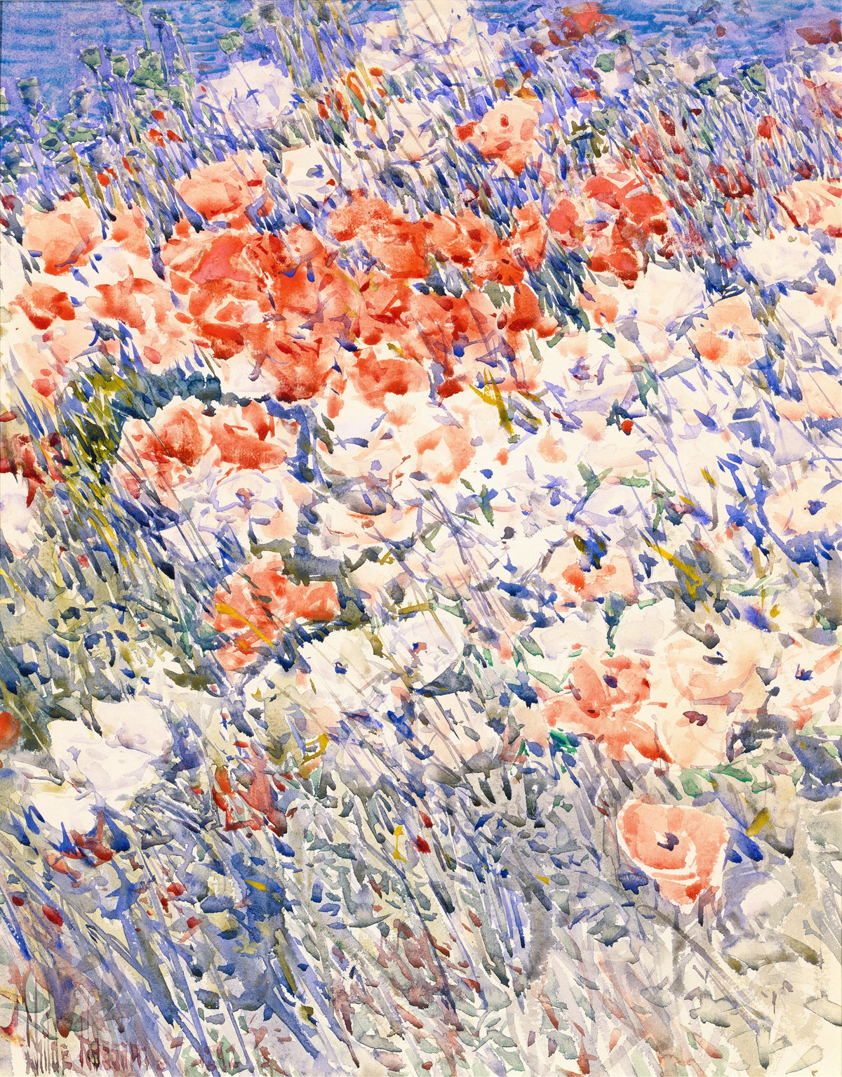Childe Hassam - The Island Garden (1892)