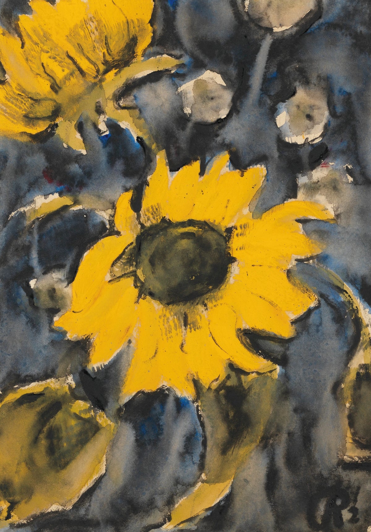 Christian Rohlfs - Sonnenblume (1922)