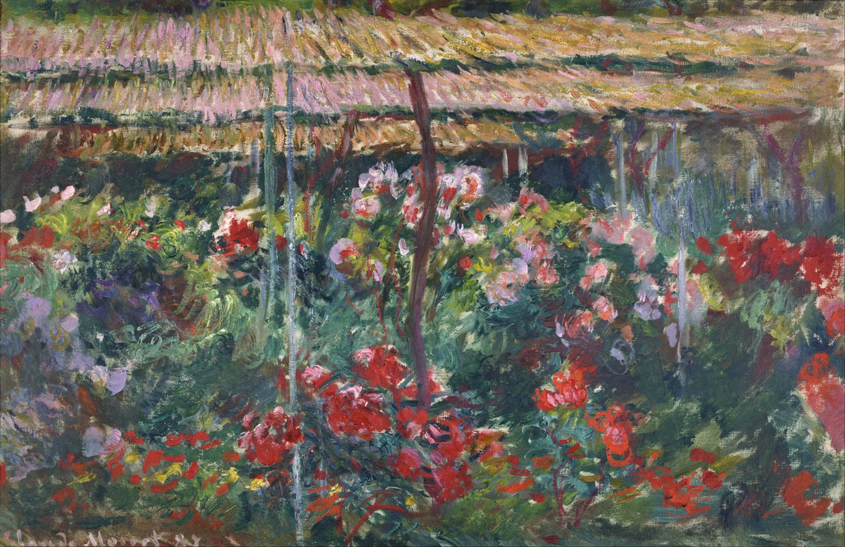 Claude Monet - Peony Garden (1887)