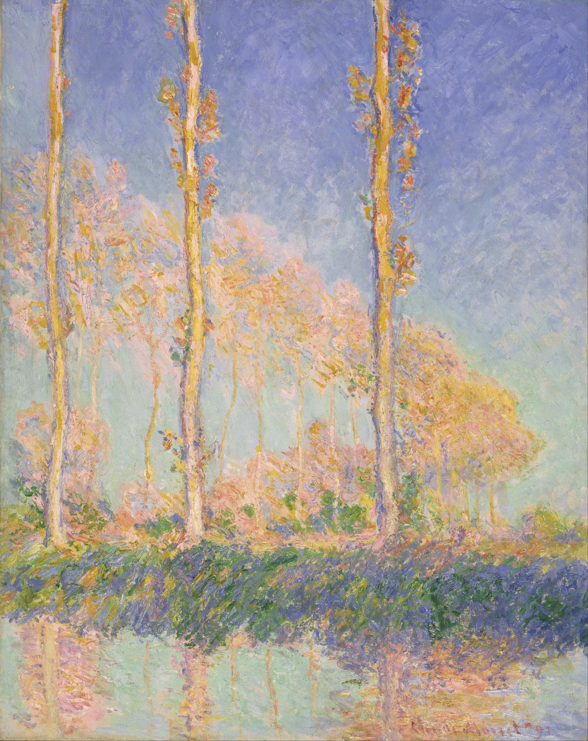 Claude Monet - Poplars (1891)