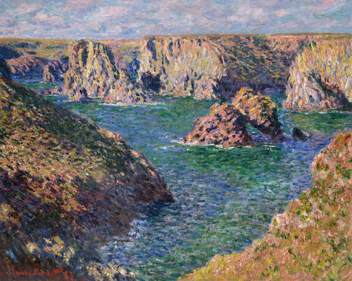 Claude Monet - Port-Domois, Belle-Isle (1887)
