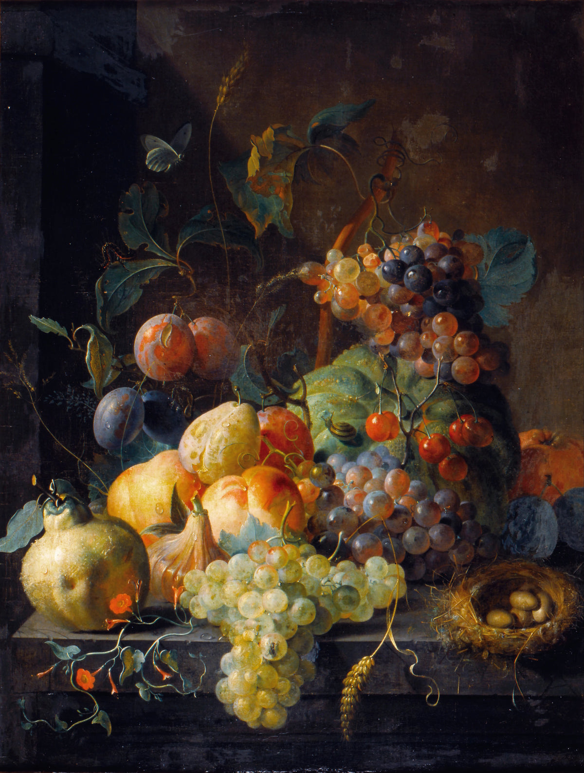 Coenraet Roepel - Still Life with fruit (1720)
