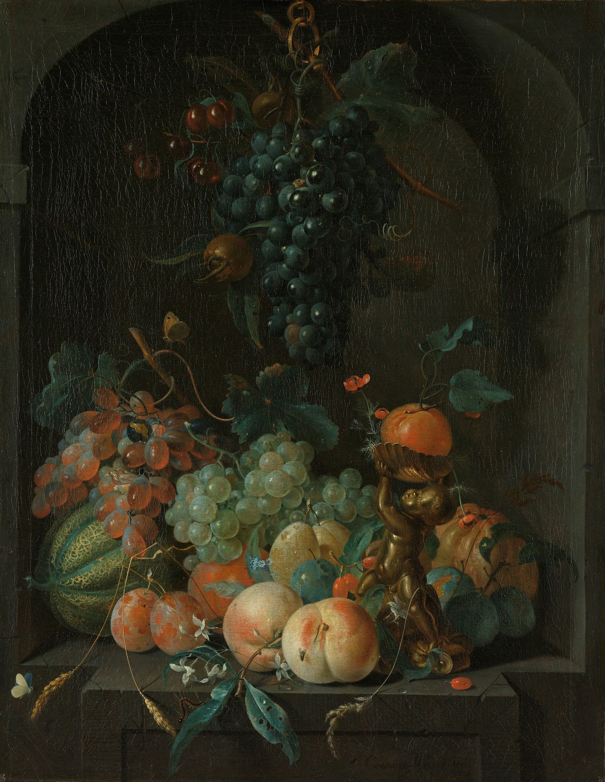 Coenraet Roepel - Still Life with Fruit (1721)