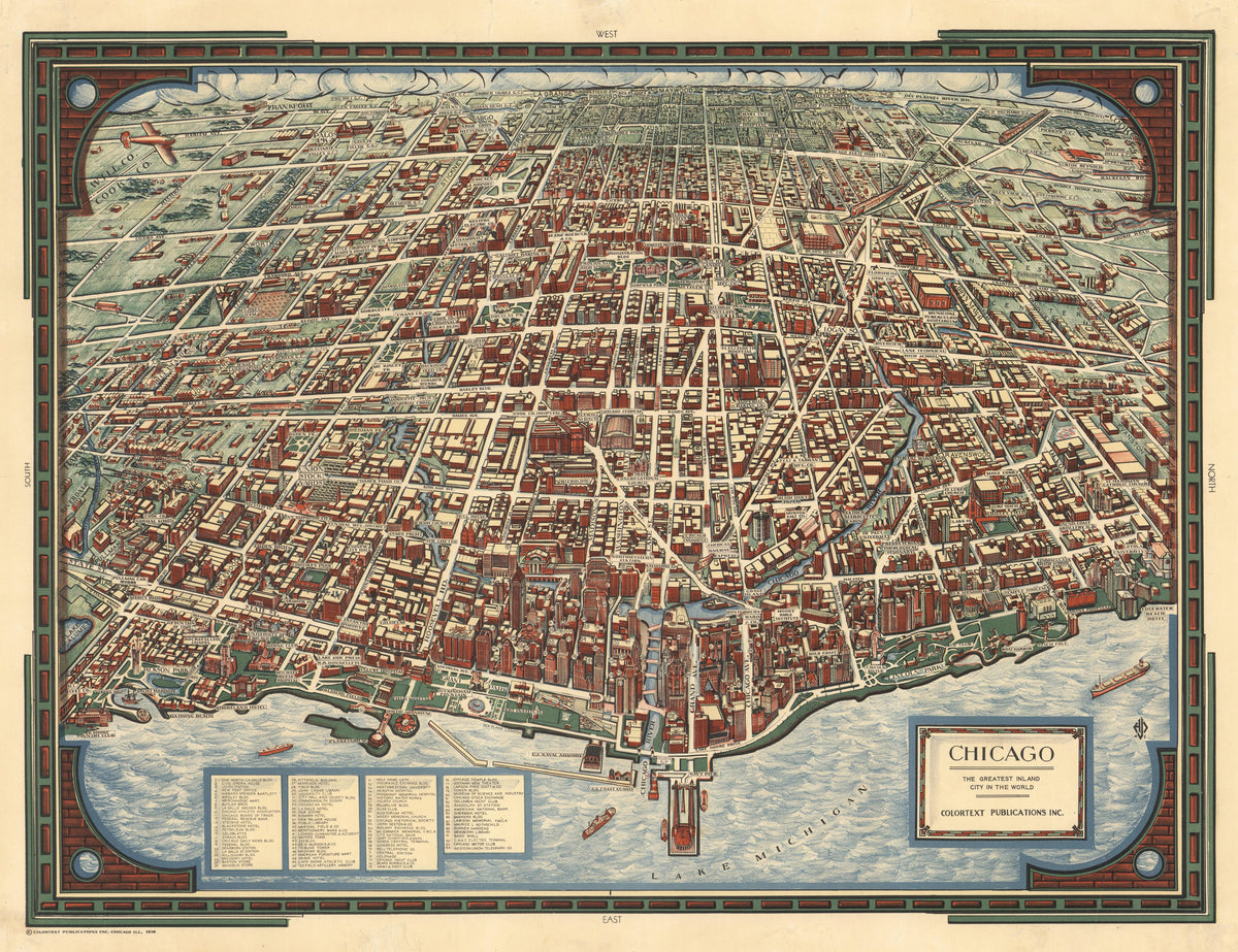 Colortext Publications - Chicago. The Greatest Inland City in the World (1938)