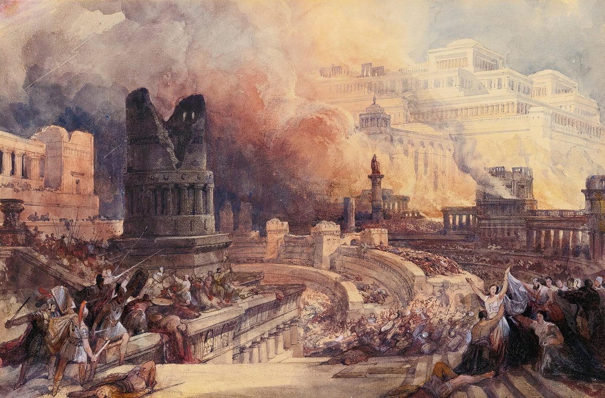 David Roberts - London The Destruction Of A City (1832)