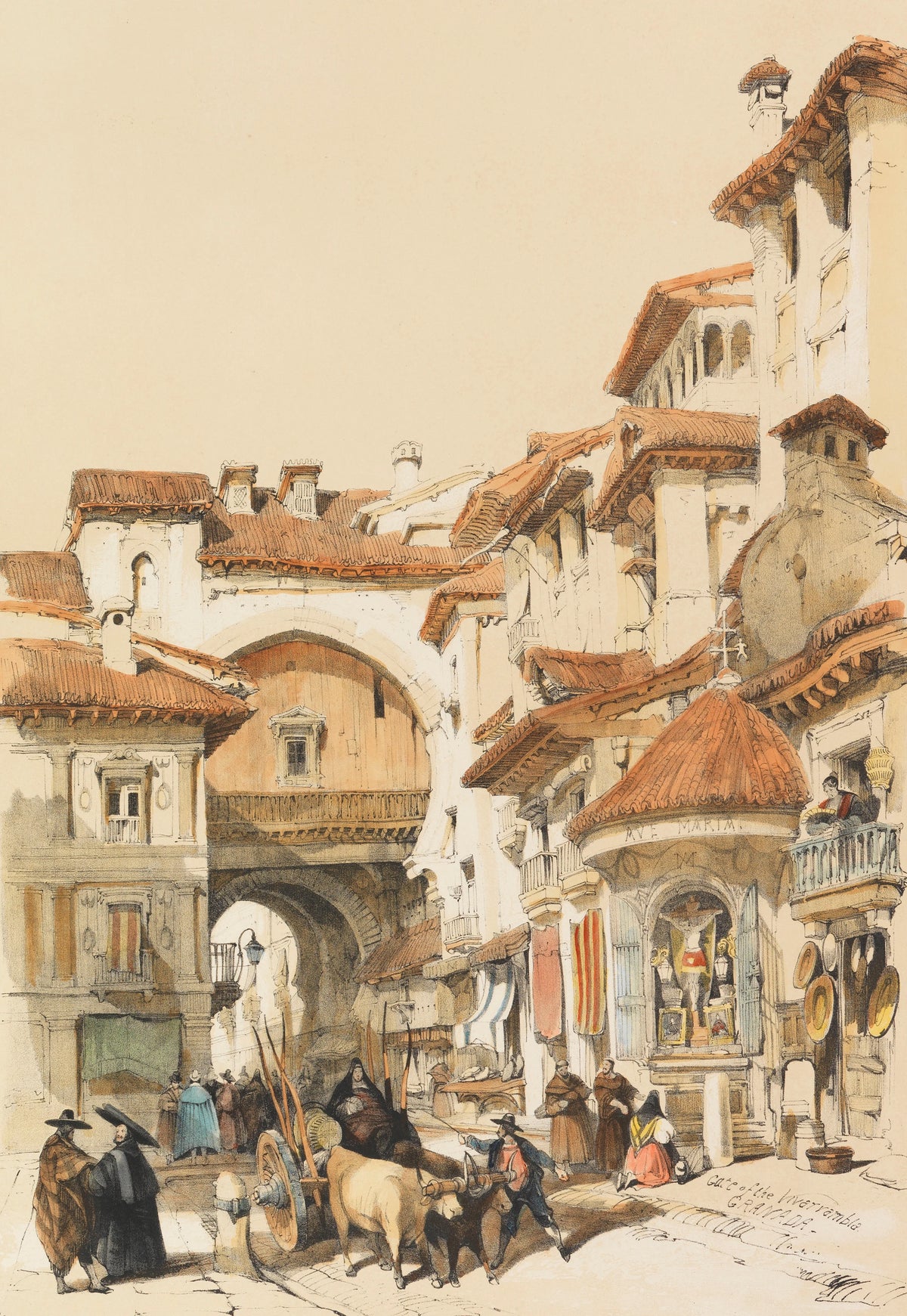 David Roberts - Sketches in Spain (1837)