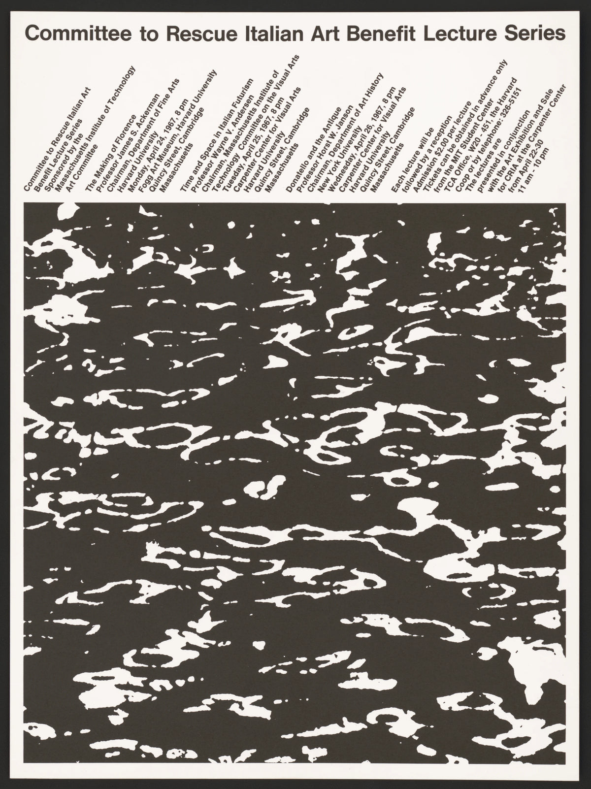 Dietmar Winkler - Committee to Rescue Italian Art benefit lecture series (1967)