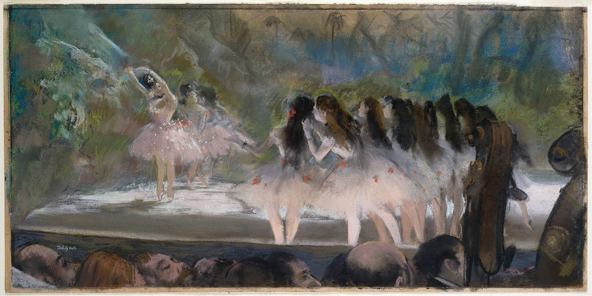Edgar Degas - Ballet at the Paris Opéra (1877)