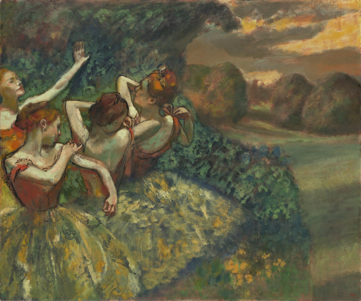 Edgar Degas - Four Dancers (circa 1899)