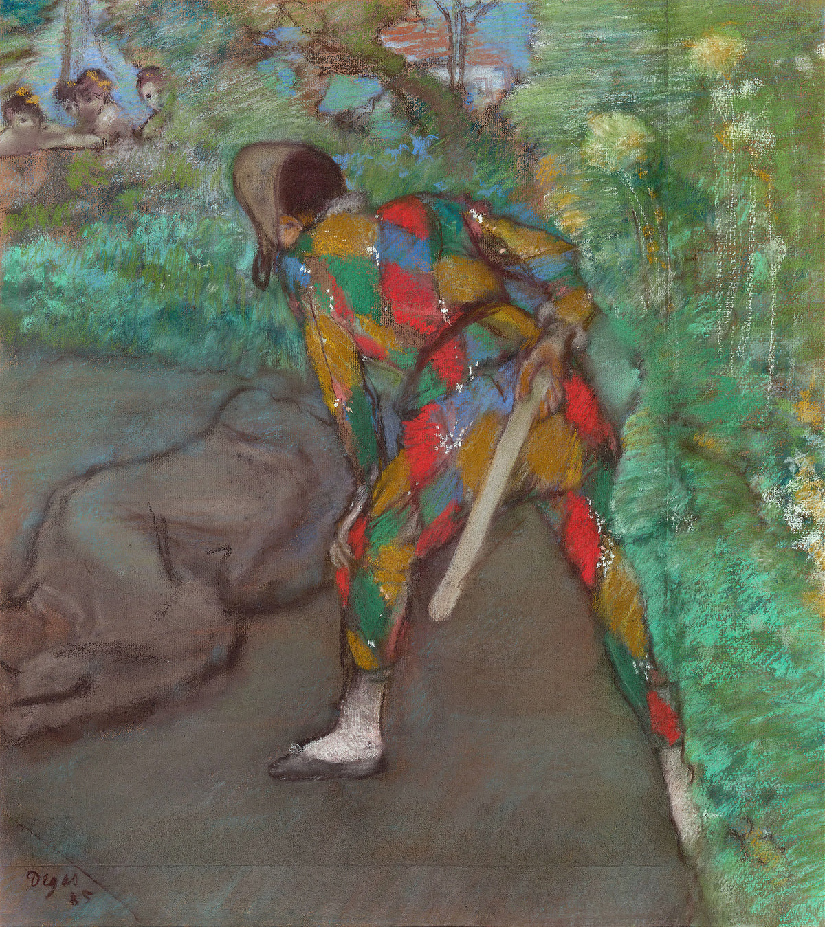 Edgar Degas - Harlequin (1885)