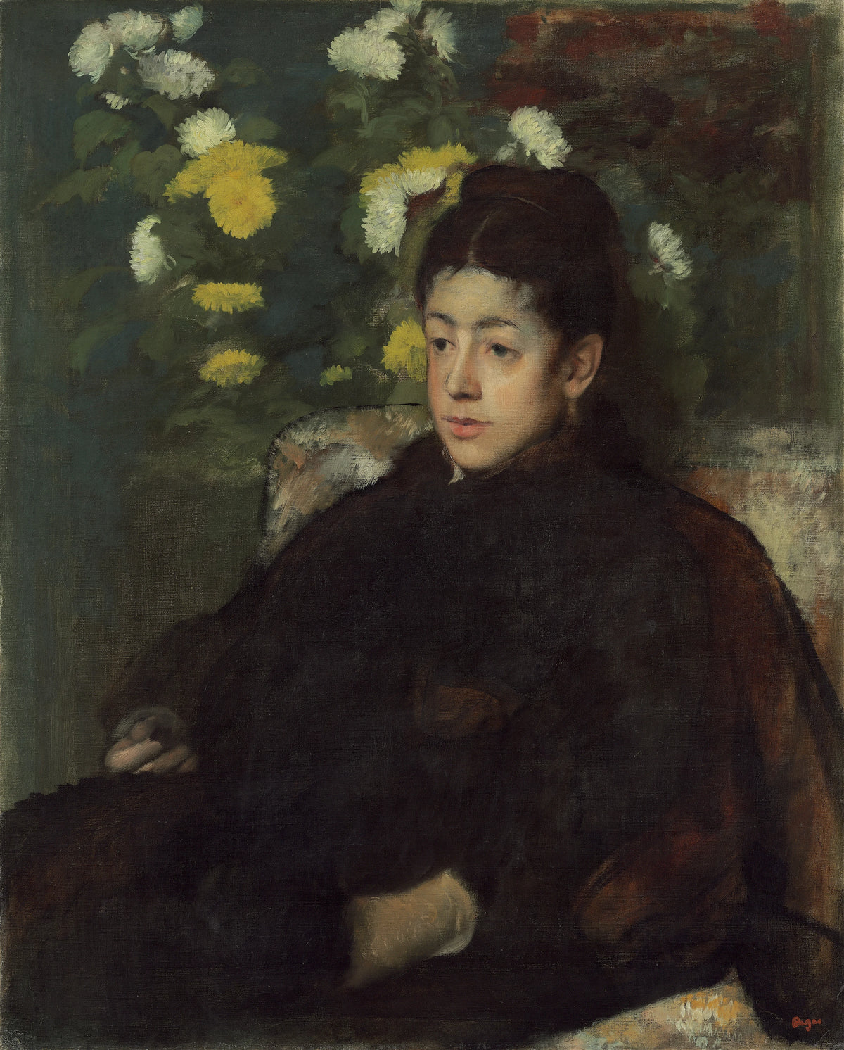 Edgar Degas - Mademoiselle Malo (circa 1877)