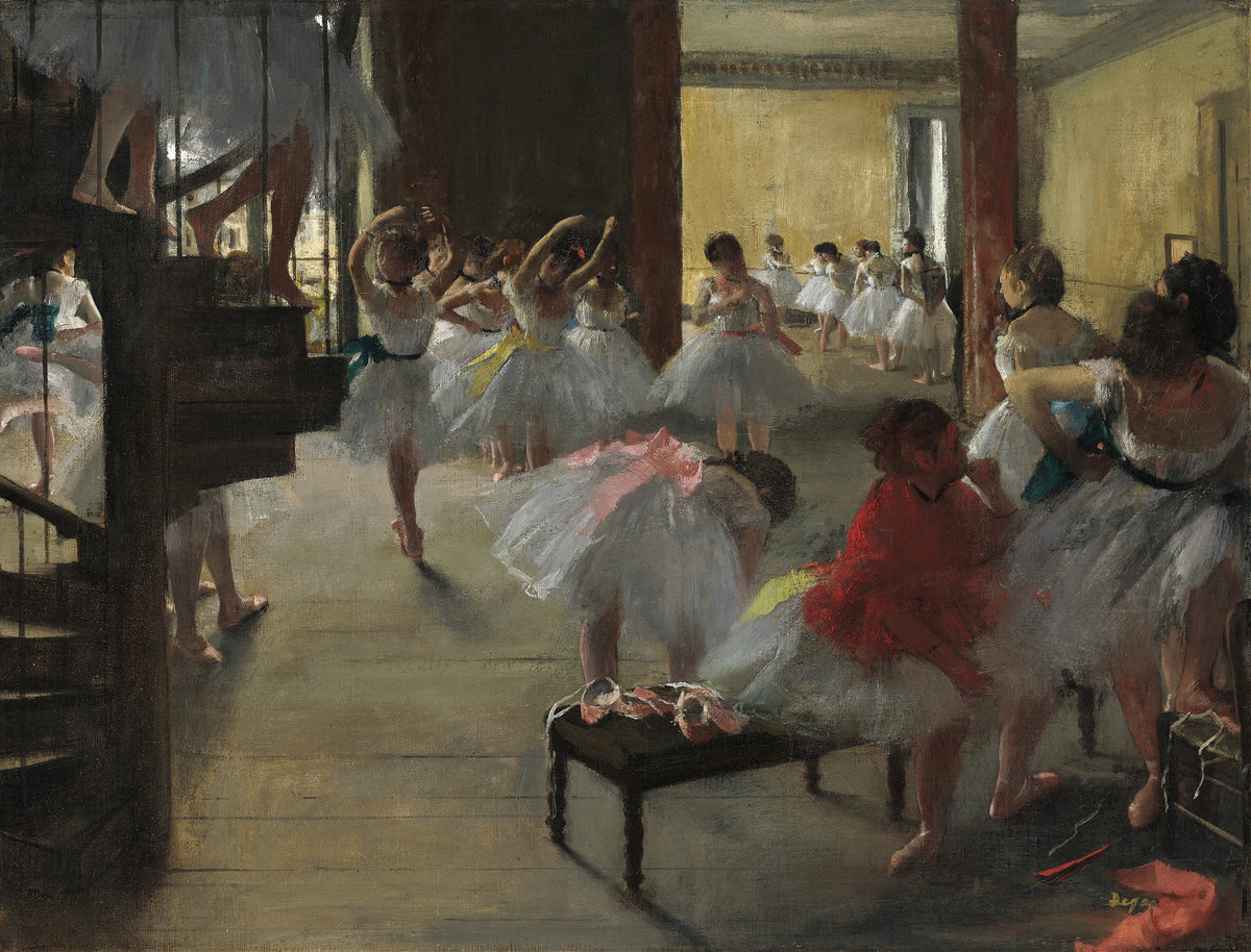 Edgar Degas - The Dance Class (circa 1873)