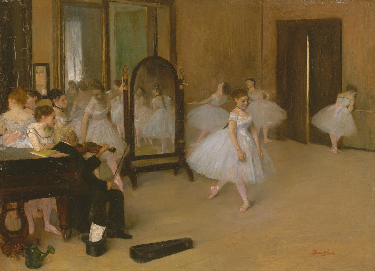 Edgar Degas - The Dancing Class (circa 1870)
