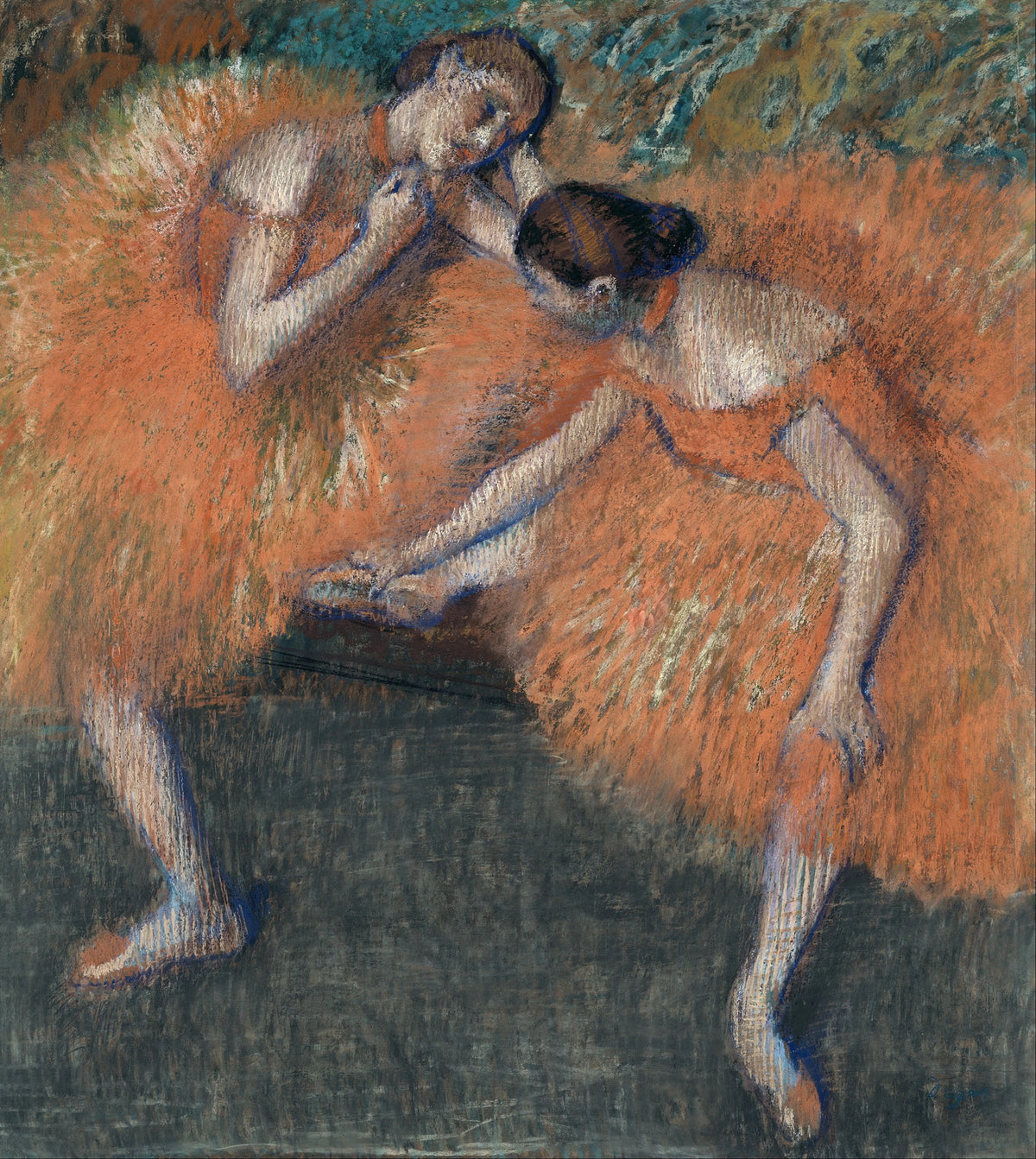 Edgar Degas - Two Dancers