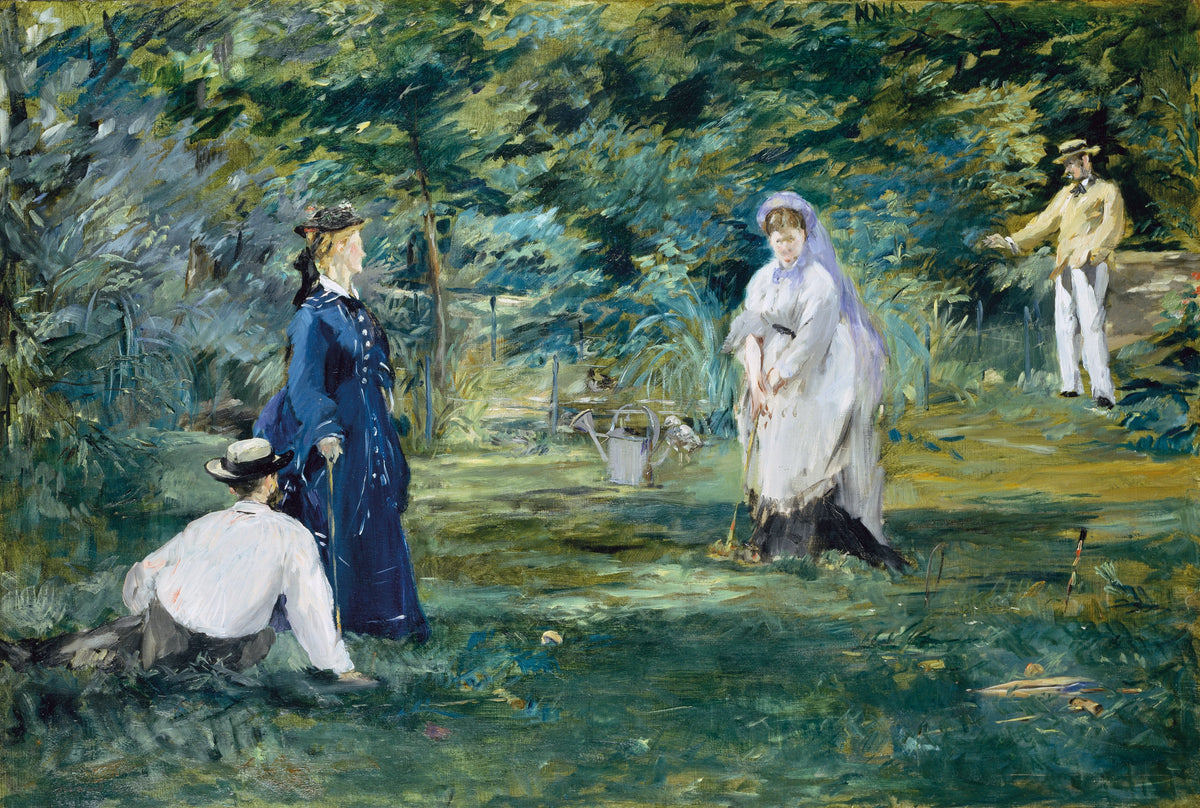 Édouard Manet - A Game of Croquet (1873)