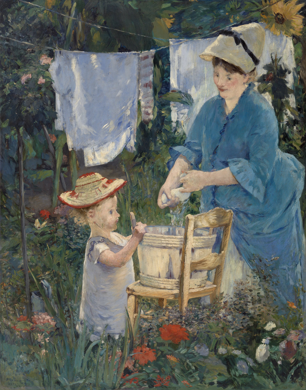 Édouard Manet - Laundry (1875)
