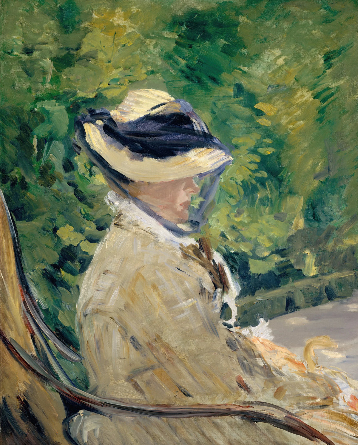 Édouard Manet - Madame Manet (Suzanne Leenhoff, 1829-1906) at Bellevue (1880)