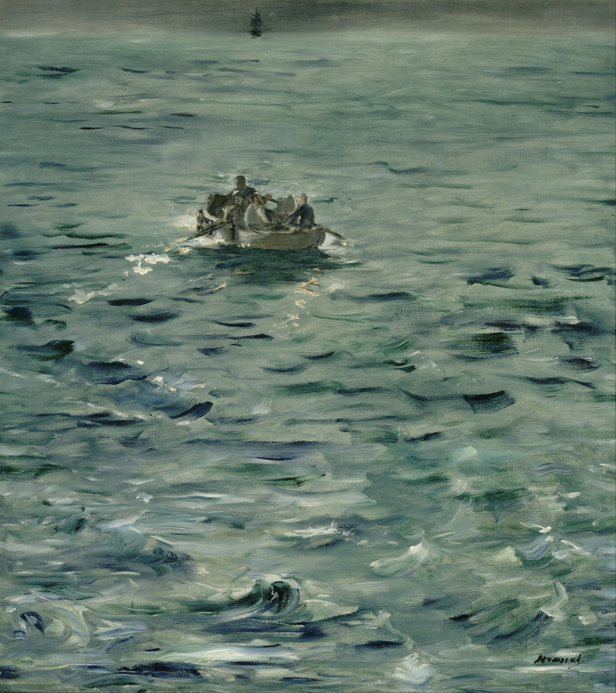 Édouard Manet - Rochefort's Escape (circa 1881)