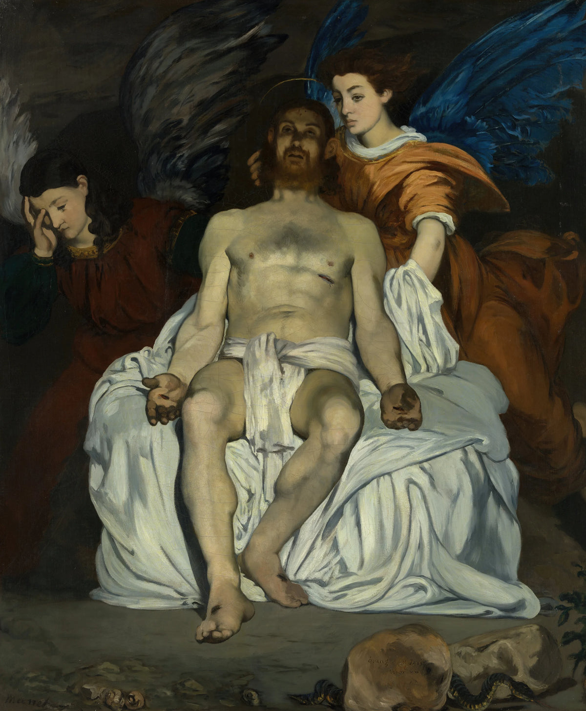 Édouard Manet - The Dead Christ with Angels (1864)
