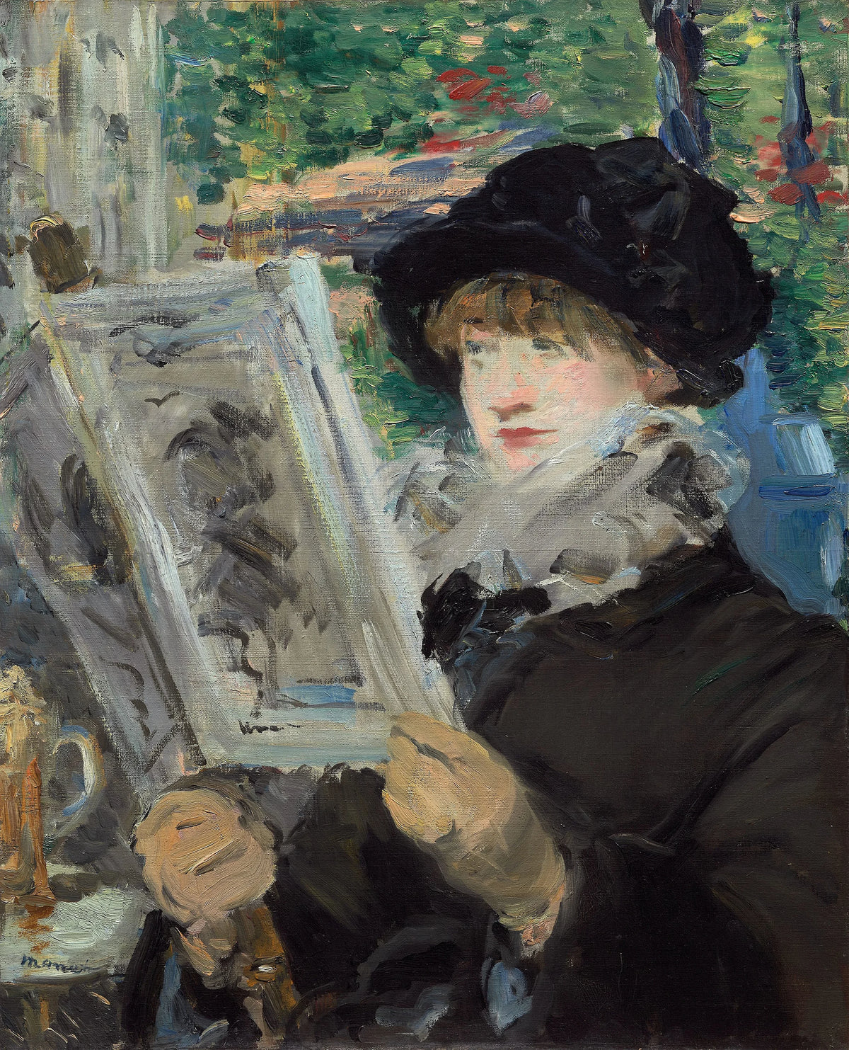 Édouard Manet - Woman Reading (1880)