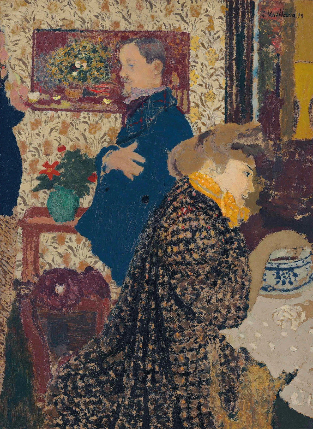 Édouard Vuillard - Misia et Vallotton à Villeneuve (1899)
