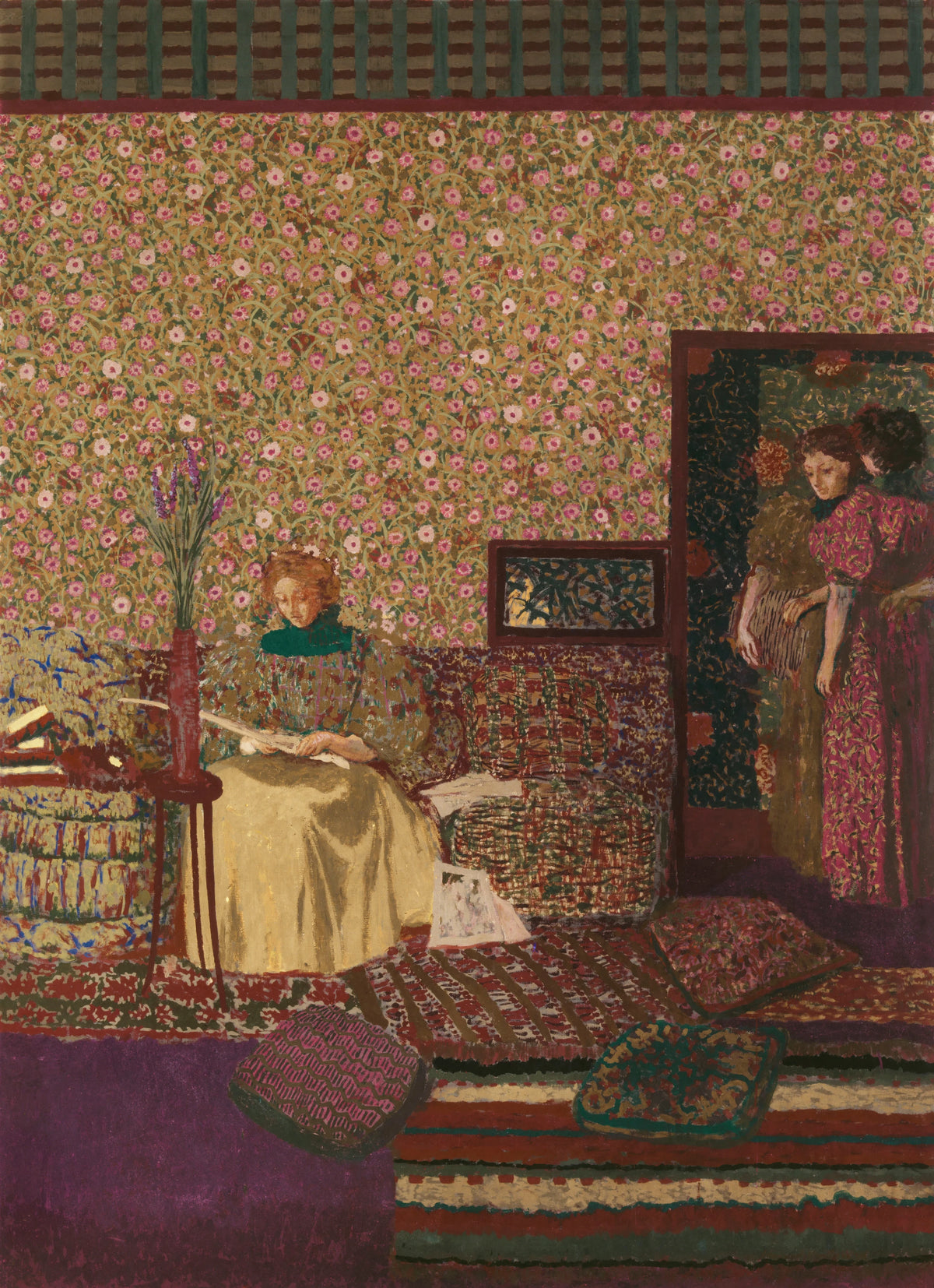 Édouard Vuillard - Personnages dans un intérieur. L'intimité (1896)