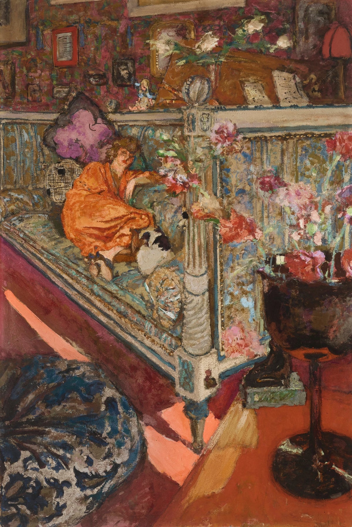Édouard Vuillard - Yvonne Printemps dans le canapé (1919-1921)