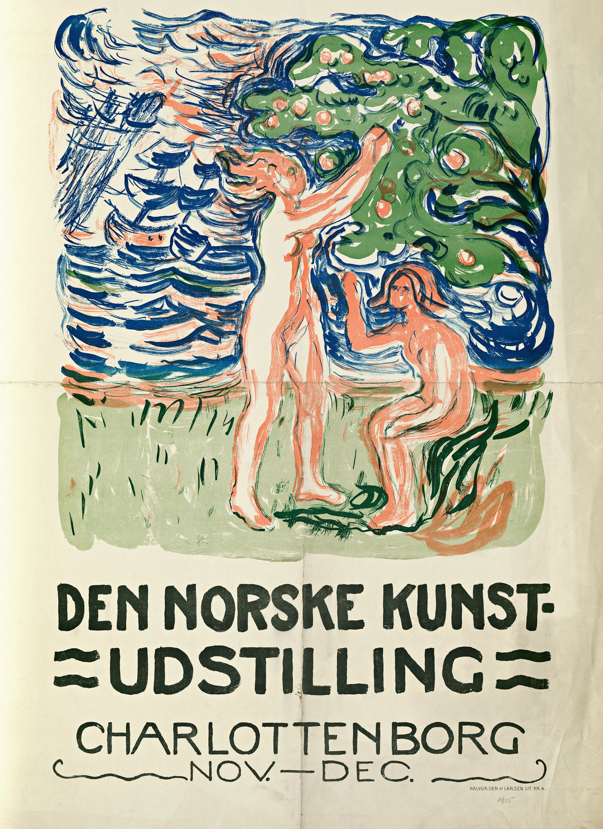 Edvard Munch - Den Norske Kunstudstilling, Charlottenborg (1915)