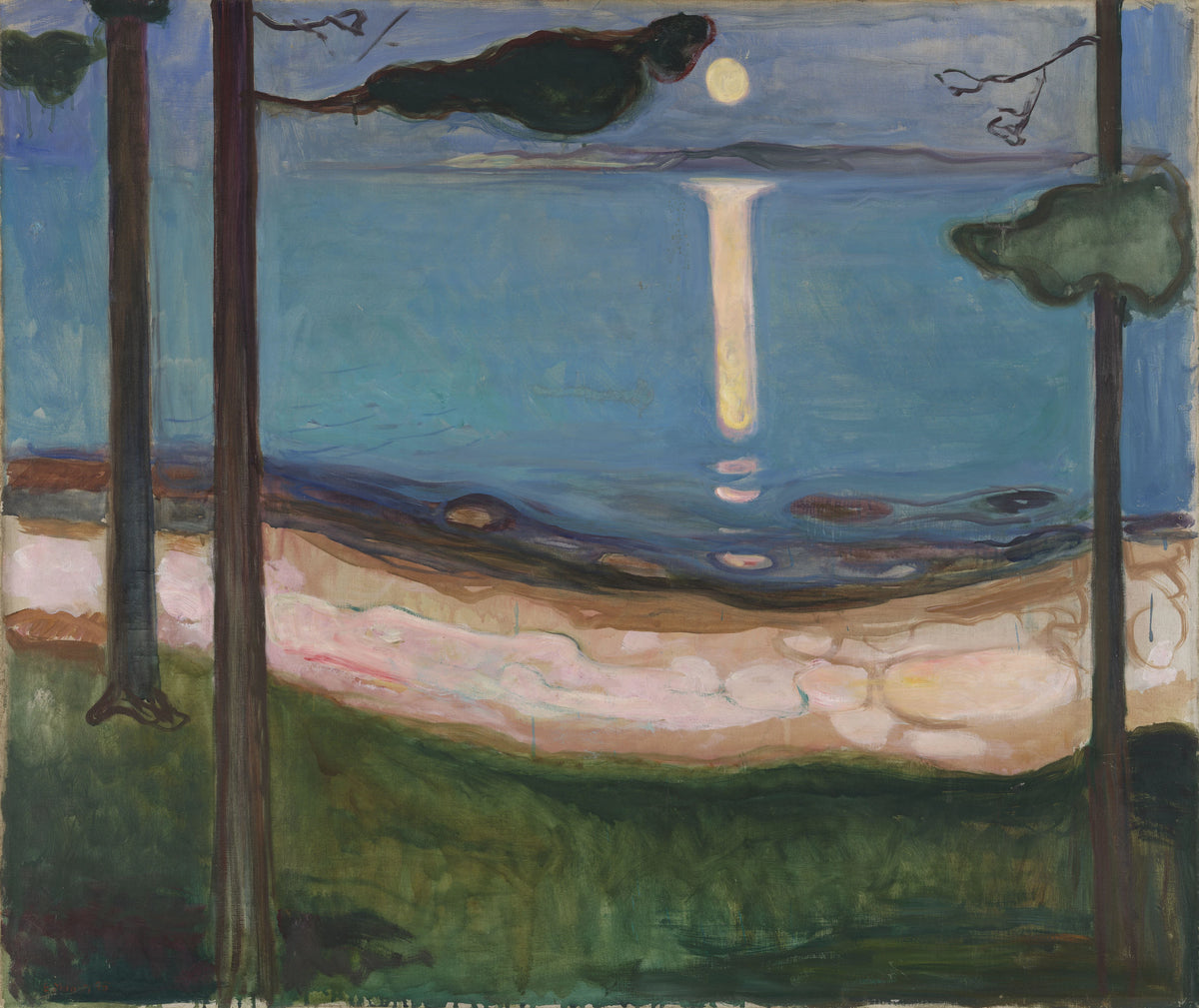 Edvard Munch - Moonlight (1895)
