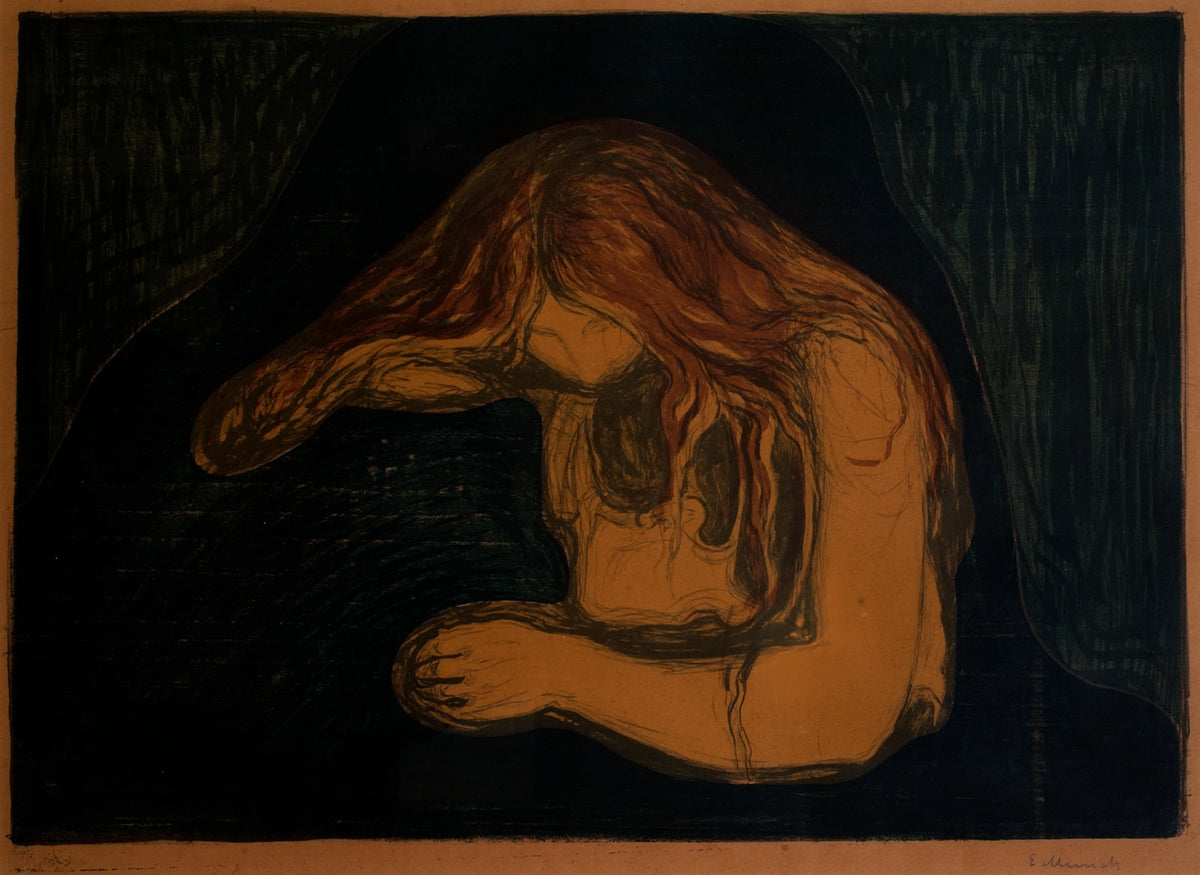 Edvard Munch - Vampire II
