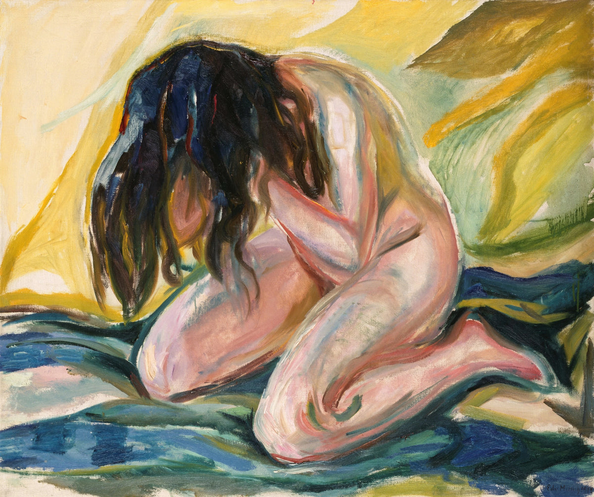 Edvard Munch - Weeping Nude (1919)