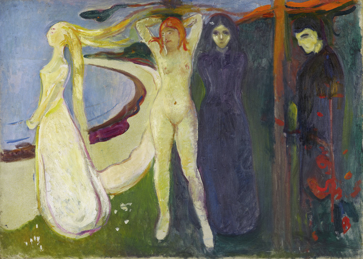 Edvard Munch - Woman. Sphinx (1894)