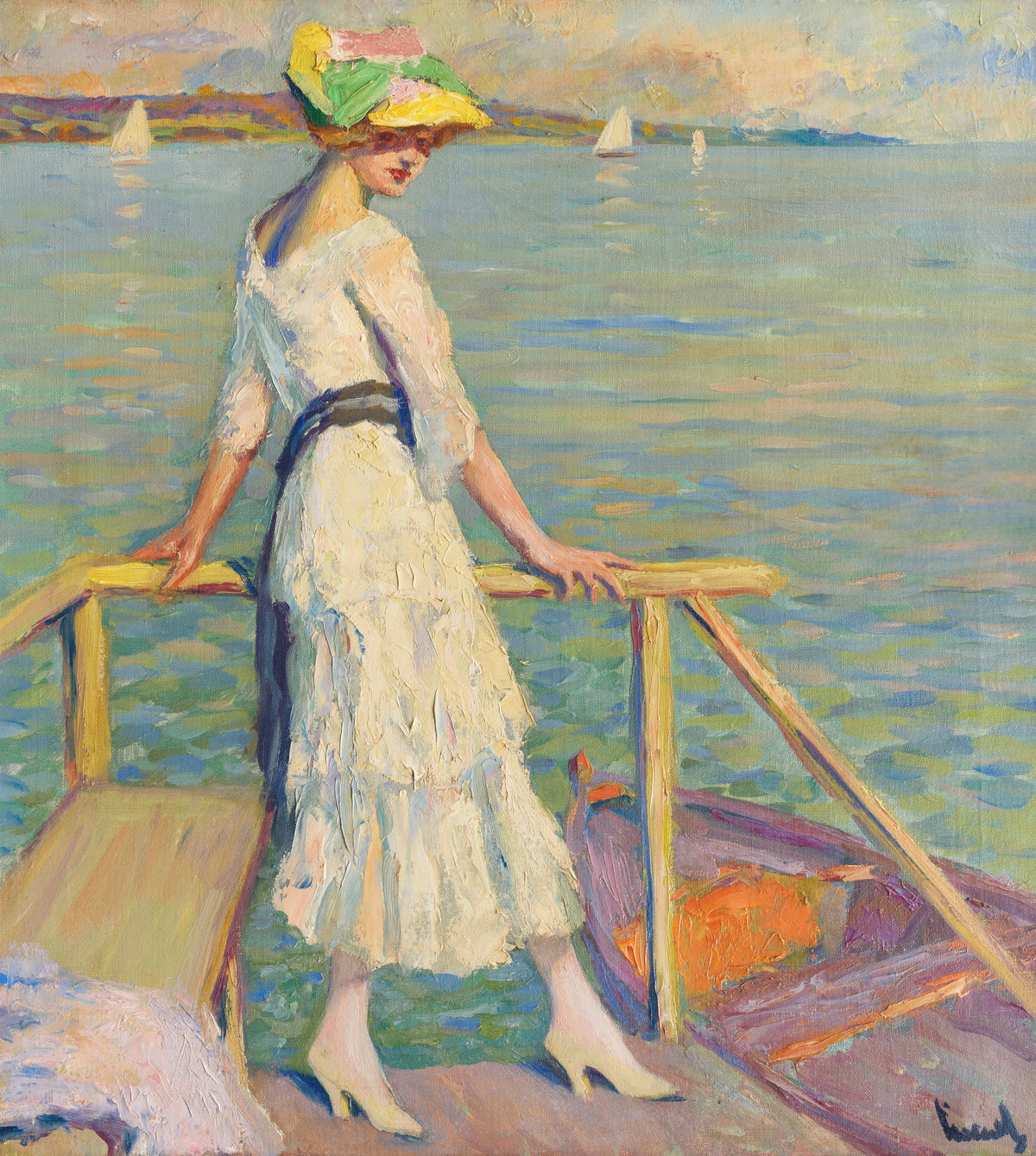 Edward Cucuel - Abend am See (1920)