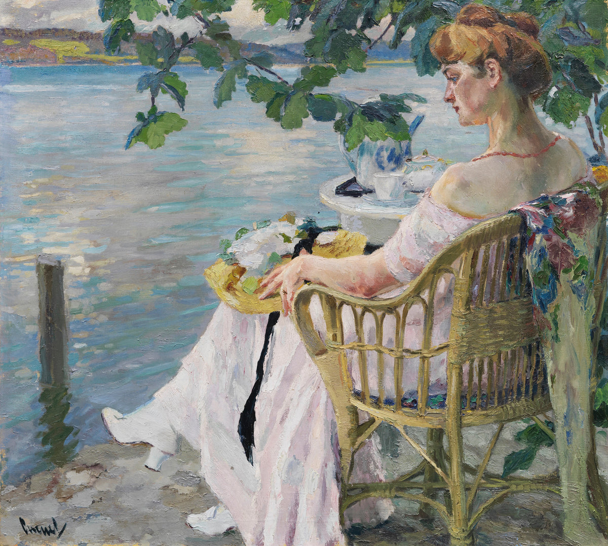 Edward Cucuel - Summer evening (1916)