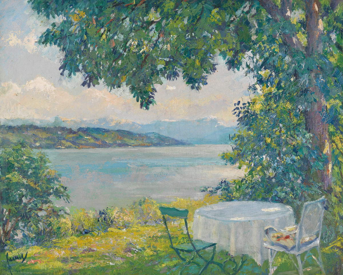 Edward Cucuel - View of Lake Starnberg (1920-30)