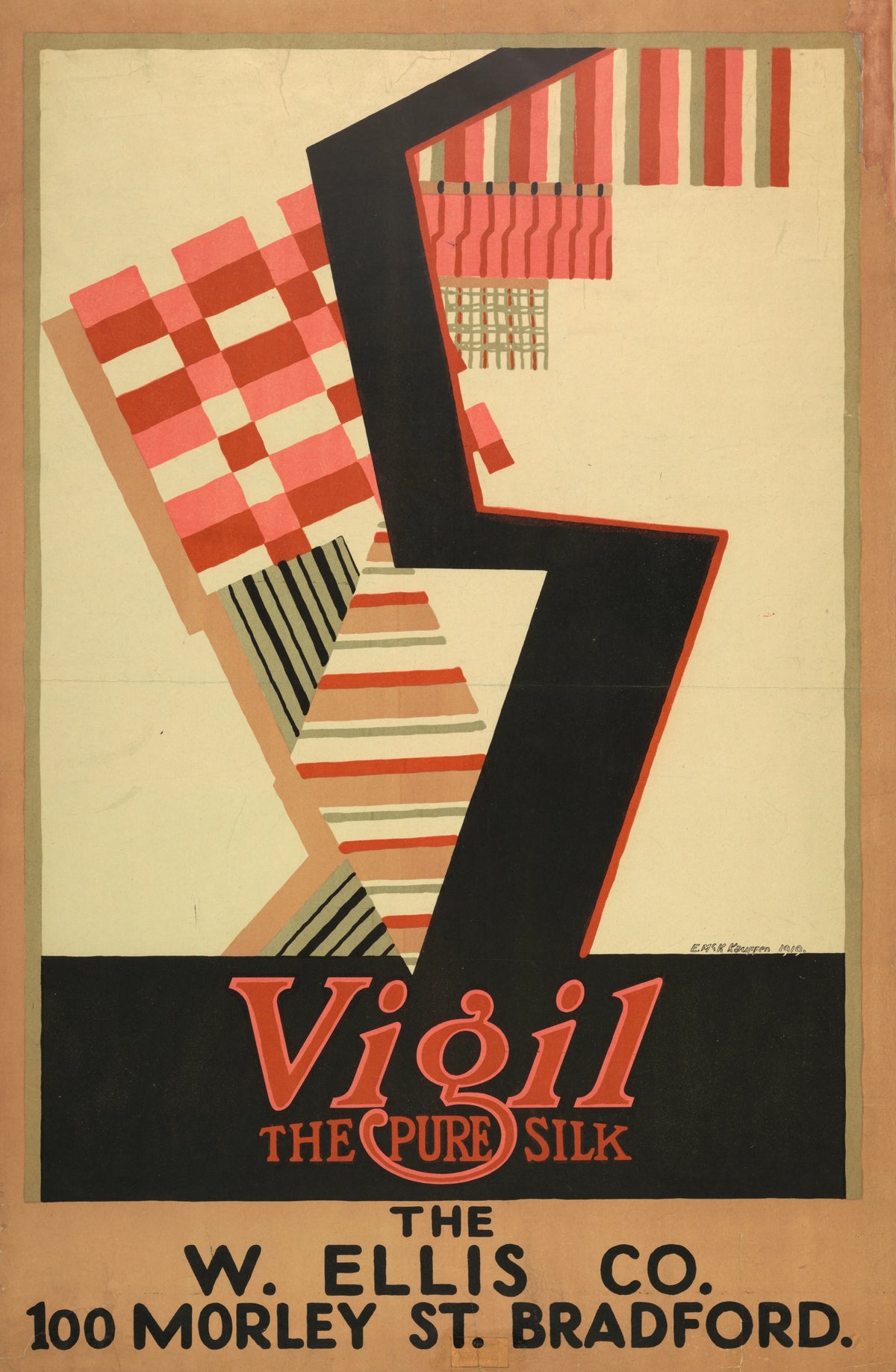 Edward McKnight Kauffer - Virgil-The Pure Silk (1919)