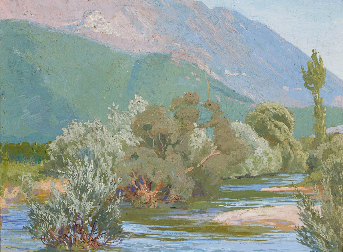 Edward Okuń - Aniene river (1917)