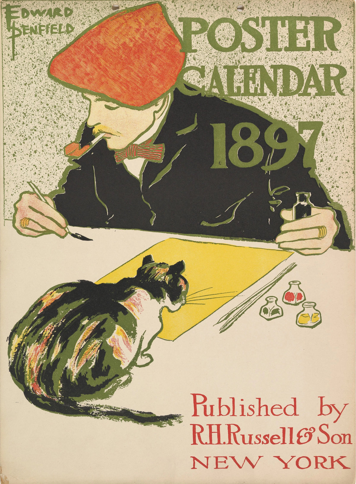 Edward Penfield - Cover for 1897 Calendar (1896)