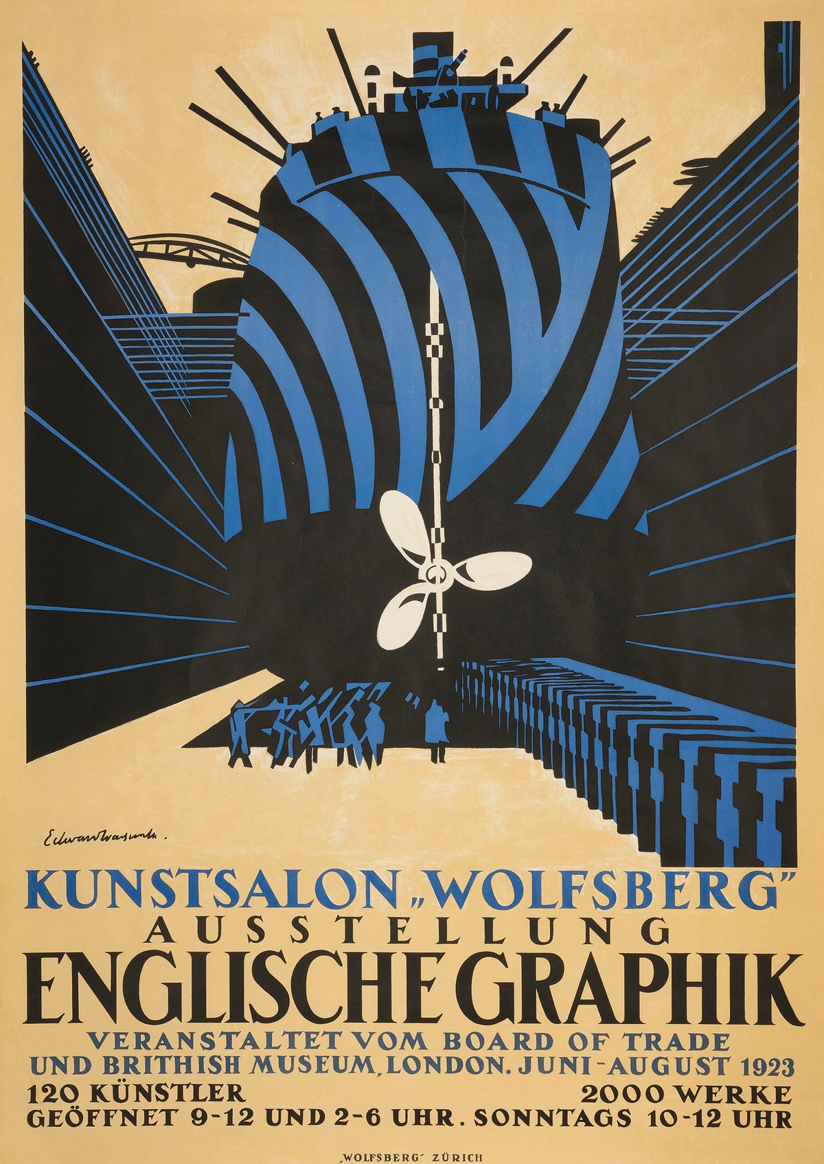 Edward Wadsworth - Englische Graphik (1923)