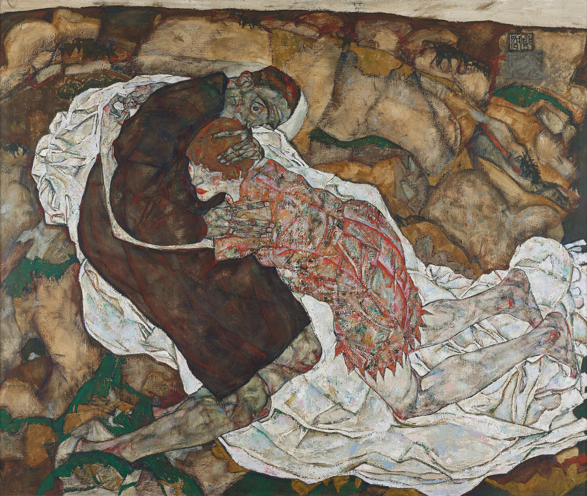 Egon Schiele - Death and girl (1915)