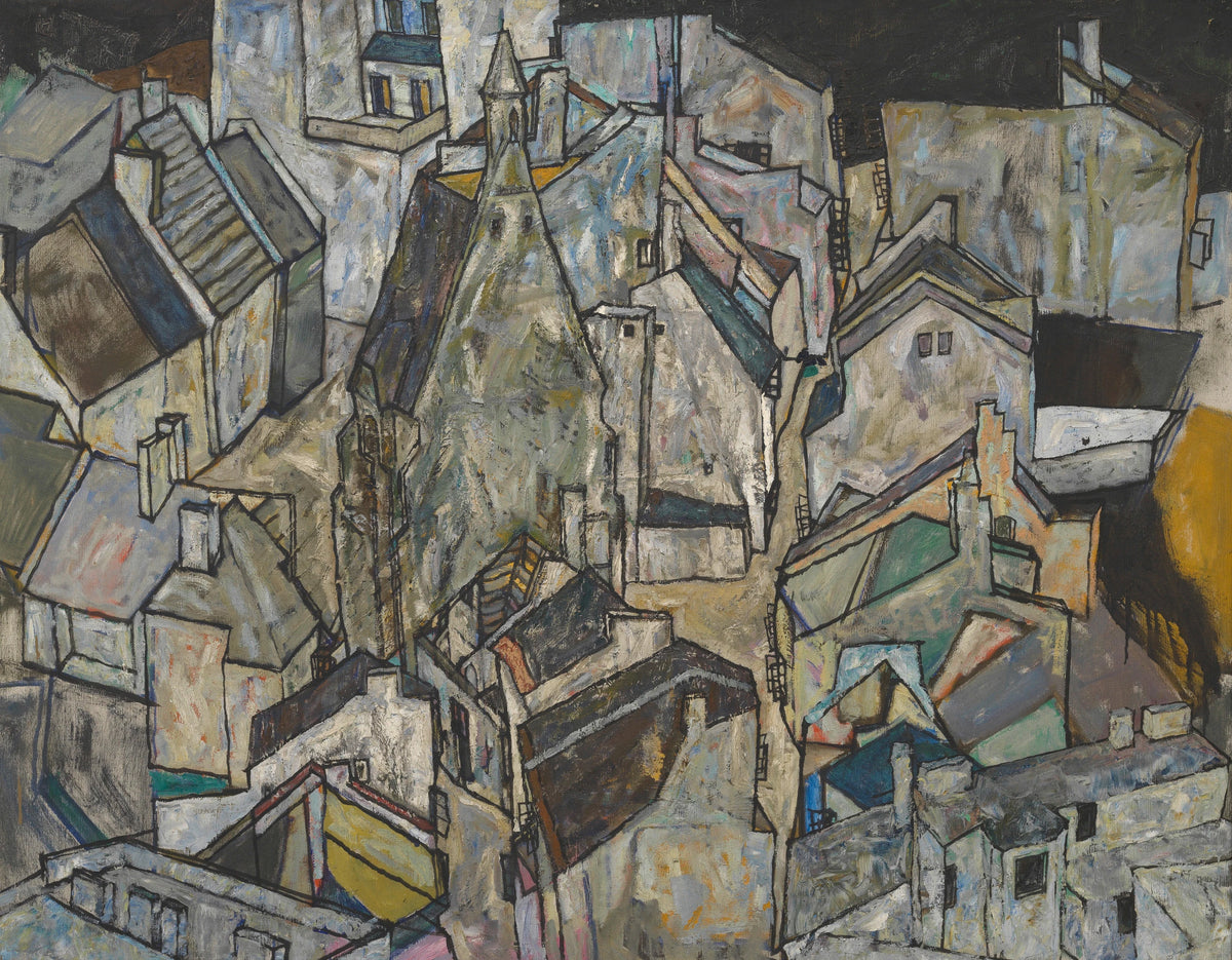 Egon Schiele - Mödling II (1918)