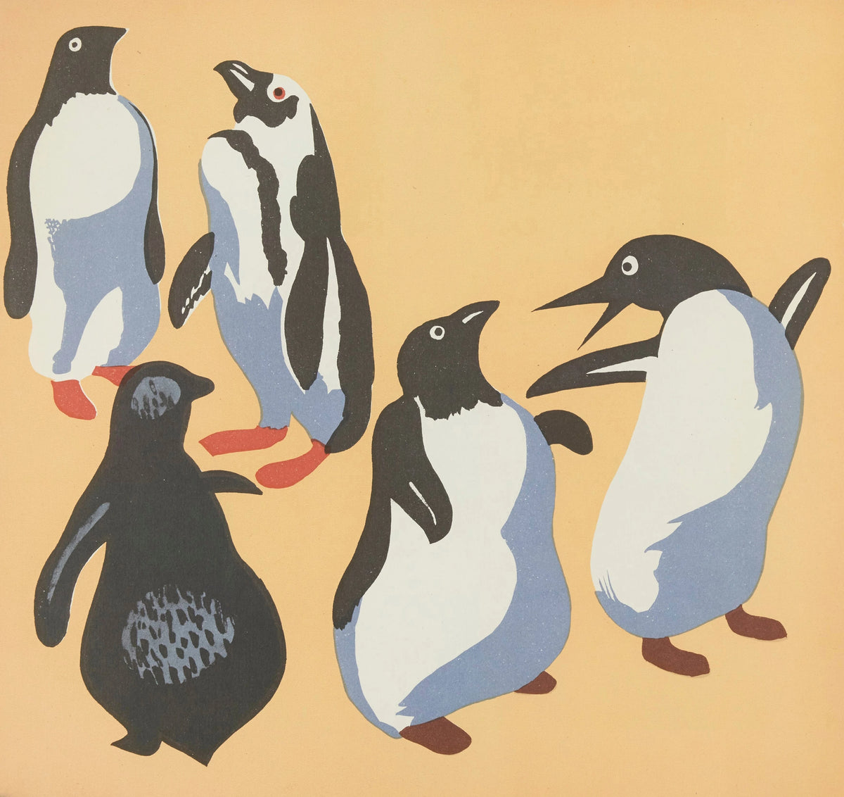 Elena Pavlovna Gertik - Nouvelles images à colorier, Des Oiseaux Pl.11 (1935)