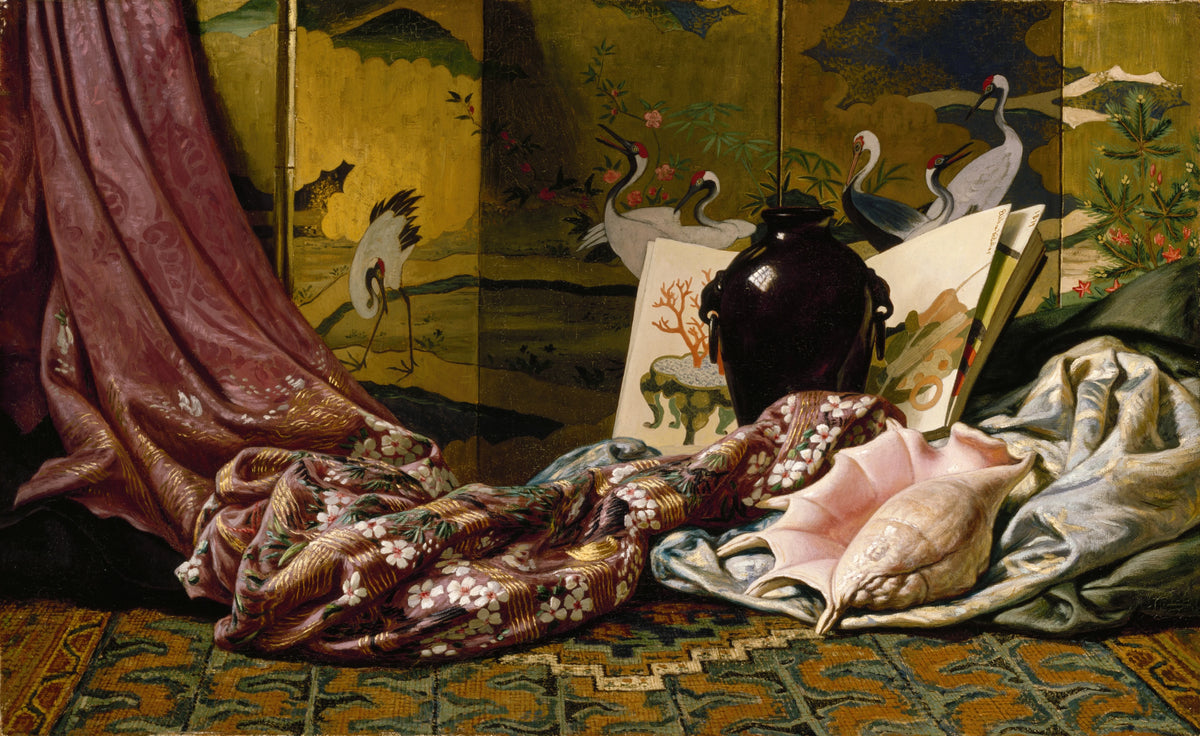 Elihu Vedder - Japanese Still Life (1879)