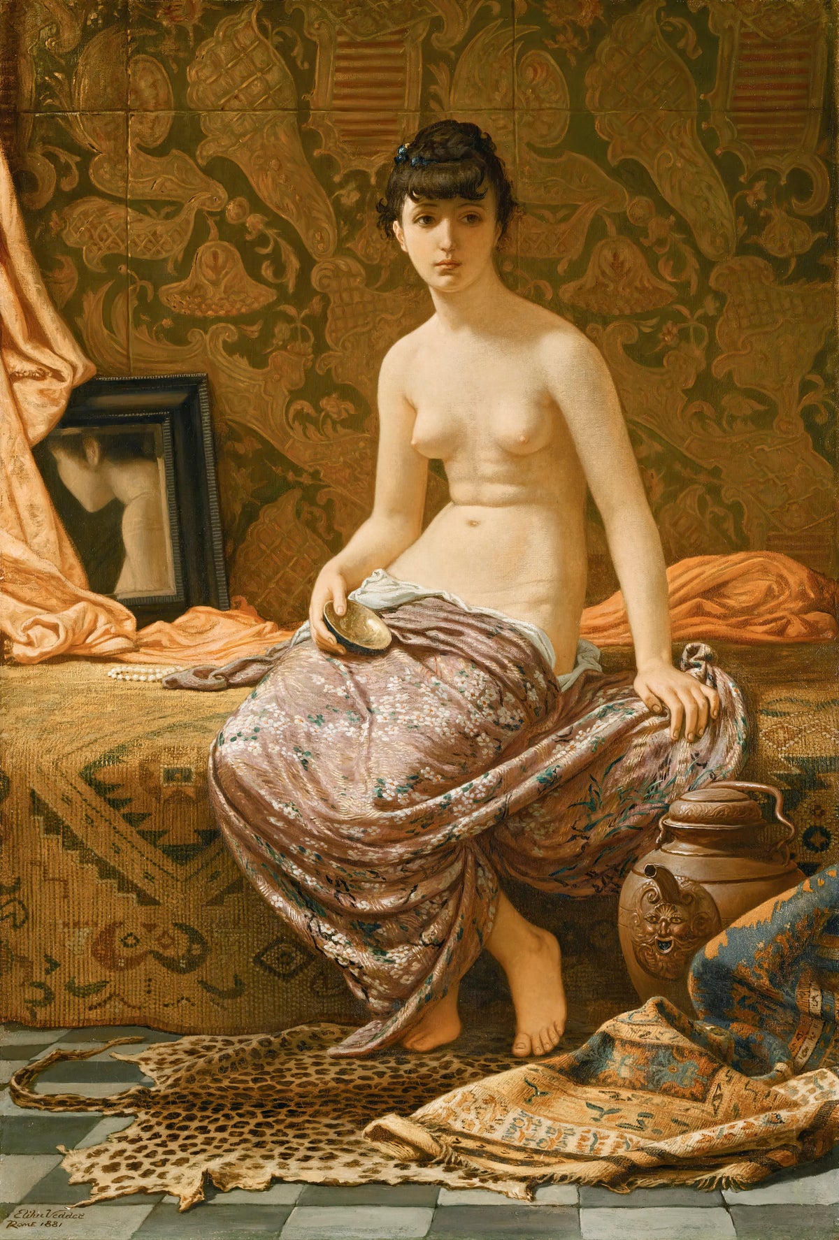 Elihu Vedder - Odalisque (1881)