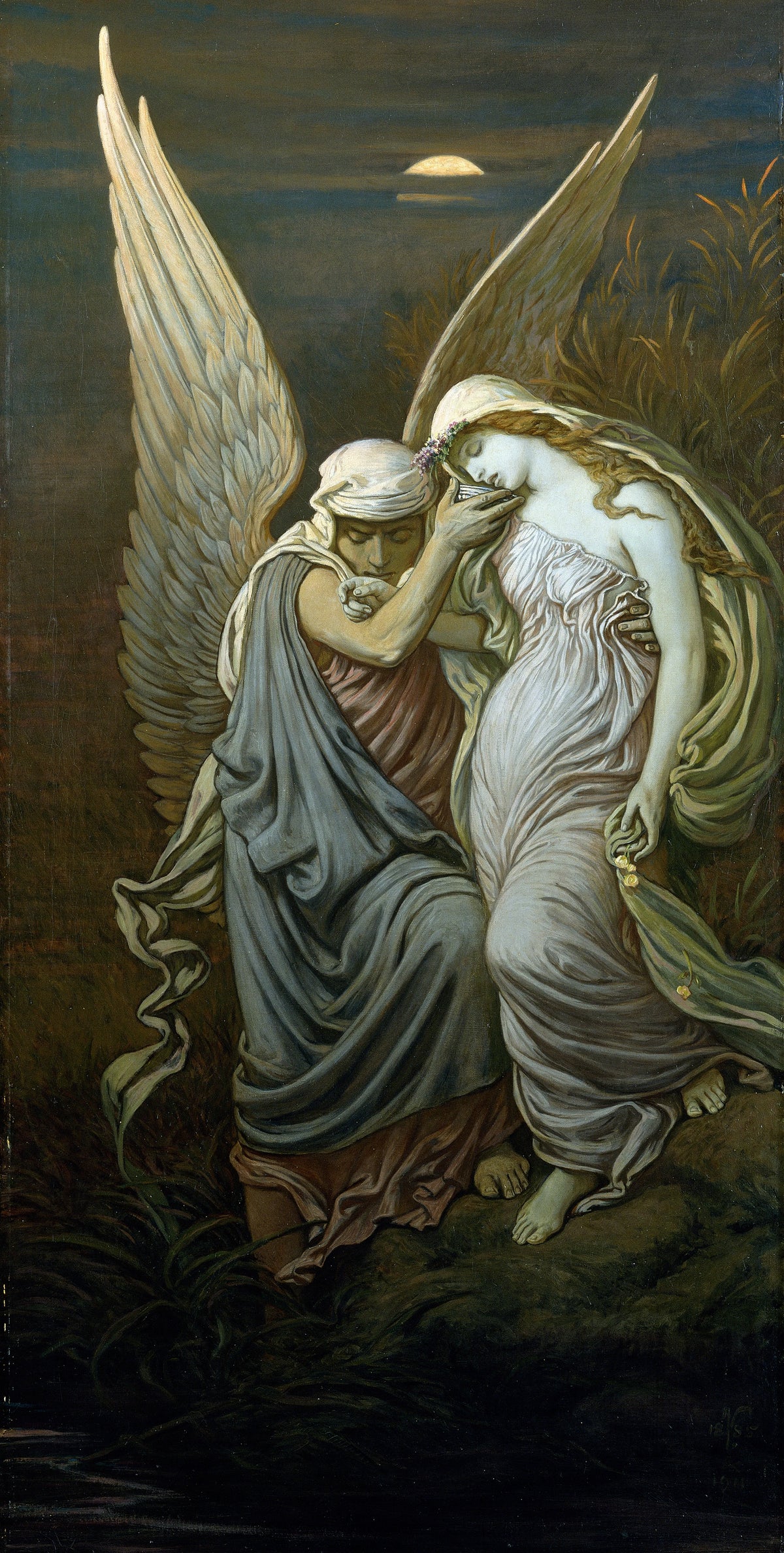 Elihu Vedder - The Cup of Death (1885 And 1911)