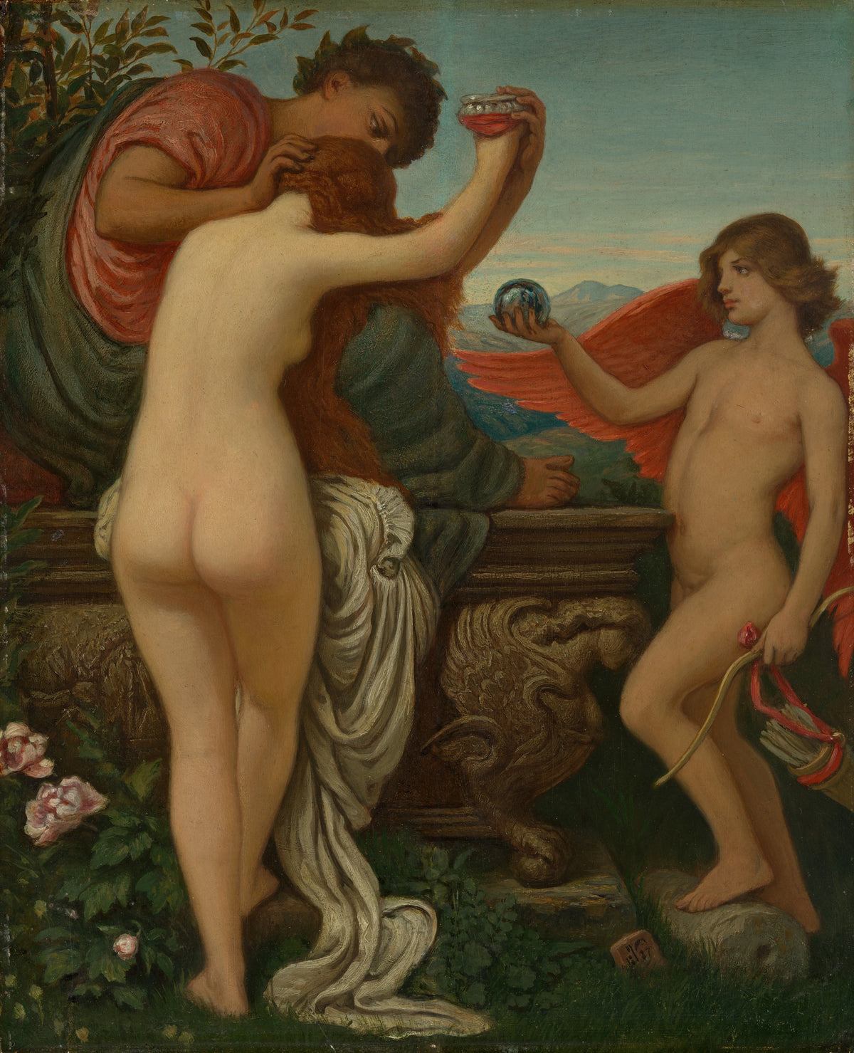 Elihu Vedder - The Cup of Love (1887)