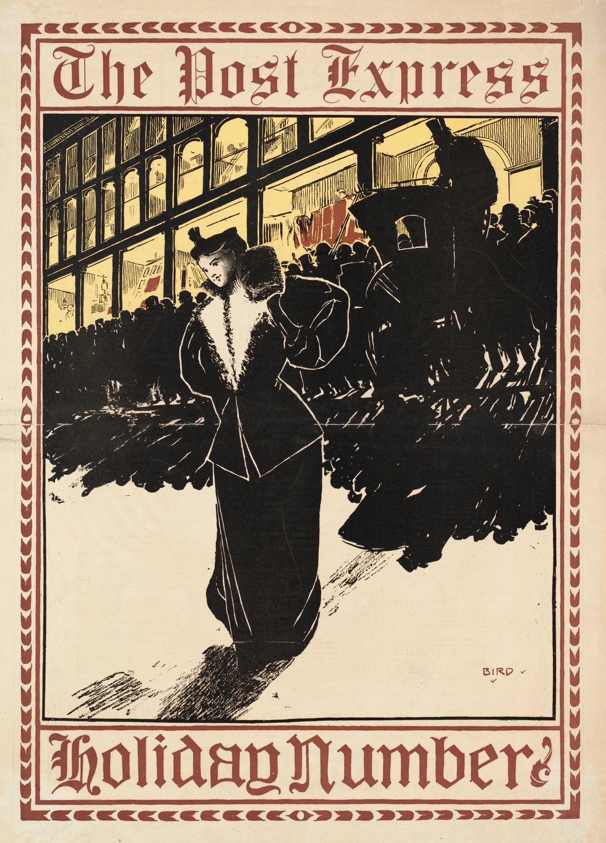 Elisha Brown Bird - The post express, holiday number (circa 1890-1920)