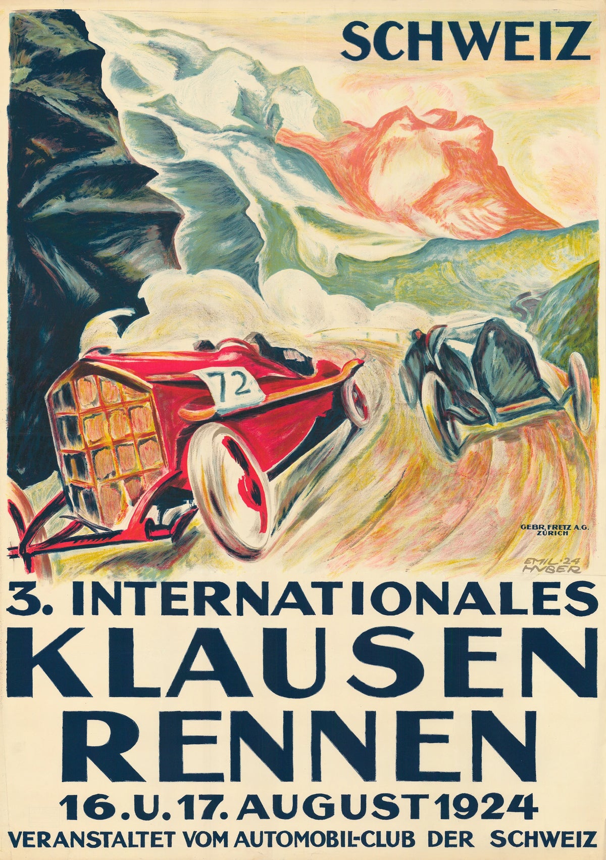 Emil Huber - 3. Internationales Klausenrennen (1924)